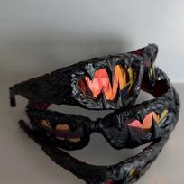 Venom Style Avant-Garde Sunglasses – Dark Edgy Handcrafted Look, Statement Party Shades for Men 2