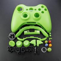 1Set For XBOX 360 Wireless Controller Full Case Gamepad Housing Shell Cover with Buttons Kits Analog Stick Bumper Accessories žalia