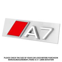 Automobilio bagažinės emblema, ženklelis, lipdukas, dekoras, auto aksesuarai Audi A3 A4 A5 A6 A7 A8 RS Sline S Quattro Q3 Q5 Q4 Q6 Q7 Q8 S3 S5 S4