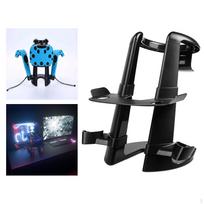 VR Headset And Touch Controller Stand for Helmet Grip Mounting Station Quest 2 black