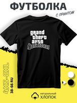 T-Shirt Grand Theft Auto San Andreas GTA L white