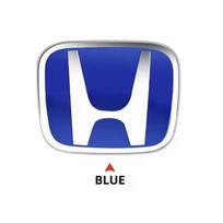 Car Steering Wheel Emblem H-Sticker For Honda Civic Accord City CRV Jade Fit Odyssey Hybrid Red Black Blue Interior  pb2 Modification mėlyna