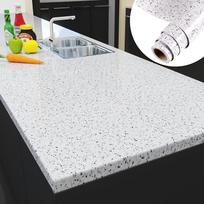 Granito lipnūs tapetai kontaktinis popierius stalviršiams sienų lipdukai dekoratyvinė plėvelė vonios virtuvės spintelė namų dekoras 1mx40cm gray
