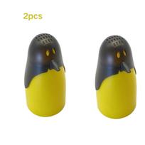 2pcs Penguin Steam Cleaner for Microwave Oven Kitchen Appliance Effortless Disinfecting with Water Easy Cleaning Essential Tool green