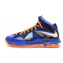 Nike LeBron X Elite Superhero Men's 579827-400 47.5 blue