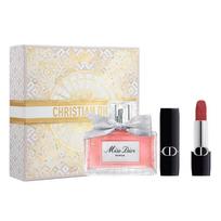 Dior Rouge Dior With Miss Dior Parfum Set Perfume 35ml+Lipstick #720 Velvet