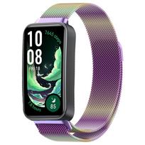 Milanese Loop Strap for Huawei Band 10 9 8 Magnetic Metal Stainless Steel Bracelet Wristband Huawei Band 11/11 Pro Accessories Huawei Band 8 rožinės rožinės spalvos