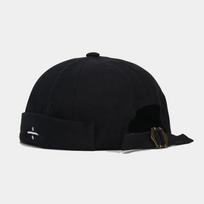 Spring And Summer Cotton Letter Embroidery Docker Cap Brimless Hat Beanie Landlord Sailor Cap Men And Women 109 56-60cm wear juoda