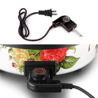 Adjustable Controller Thermostat Cord US/UK/EU/CN Plug Electric Heating Pot Power Cable with Automatic Regulator