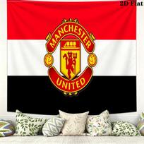 Manchester United Wall Tapestry Aesthetic Wall Hanging Printed Fabric Blanket Decorative Tapestries for Bedroom Living Room Home Decor 150cm x 200cm