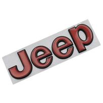 13.5X4cm Metaliniai Jeep Grand Cherokee Wrangler Renegade Patriot Compass Liberty Commander Automobilio Priekinės Bagažinės Šoninės Emblemos Lipdukai geltona