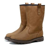 Odiniai vyriški batai aukšti batai karvės odos Martin Boots Vyriški lauko mongoliški batai arklių batai kaubojų batai orui pralaidūs riterio batai 38