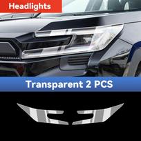 For TOYOTA RAV4 2026 TPU Headlight Anti-Scratch Smoke Black Transparent Modification Color Changing Protective Film Headlight Transparen white