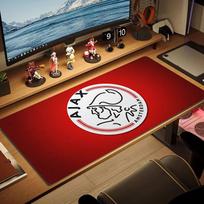 AFC Ajax Large Size Mouse Pad Large Gaming Table Cushion Non-slip Laptop Tablet Big Mousepad XXL Mat Mini PC Playmat With Lock edge 30cmx60cm(11.8x23.6inch) white