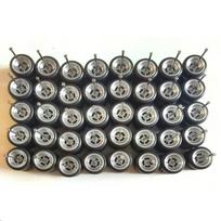 80 vnt(20 automobilių) 1/64 lydinio automobilio ratlankiai su padangomis Hot Wheel/Matchbox/Domeka 1:64 lydinio automobilio modelis 80pcs(4spoke silver) gray