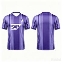 2026-27 Naujiena Hoffenheim marškinėliai Futbolo gerbėjų apranga Treniruočių rungtynės Laisvalaikio Greitai džiūstantys Sportiniai marškinėliai 3D spaudiniai XXXL blue