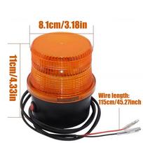 Truck Strobe Lights DC12-72V LED Alarm Safety Lamp Strobe Safety Light For Outdoor Truck Trailor Motorcycle Airport School Bus orange