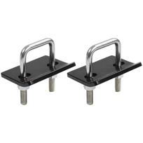 Double Trailer Stabilizing Clamps Brackets Universal Anti Loose Mechanism Steel Suitable for Motorhomes Travel Trailers 1 black