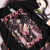 Nezuko Demon Slayer Anime Vintage Special T-shirt Unisex Graphic Anime Tee, Manga Shirt XXXXXL juoda