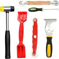 Ergonomiška rankena Langų tinklelio taisymo rinkinys 6 viename Įdėklų montavimo įrankis Naujas tinklelio įdėklų įrankis 6pcs