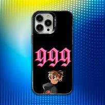 Rapper 999 J-Juice W-WRLD Phone Case For iPhone 16,15,14,13,12,11,Mini,Pro,SE,MAX White Matte Shockproof Cover iPhone12mini blue