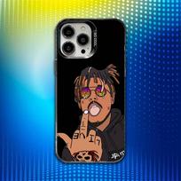 Rapper 999 J-Juice W-WRLD Phone Case For iPhone 16,15,14,13,12,11,Mini,Pro,SE,MAX White Matte Shockproof Cover iPhone13PRO