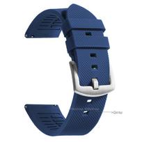 20mm 22mm Rubber Strap High Quality Silicone Watch Band for Omega Soft Sport Belt Waterproof Wristband Quick Release Bracelet 20mm mėlyna