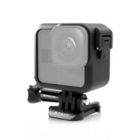 For GoPro Hero11 Black Mini PULUZ PC Plastic Border Frame with Buckle Basic Mount & Screw(Black) juoda
