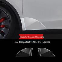 Tesla Model Y Exterior Door Handle & B-Pillar Protection Film - Refreshed TPU Version black