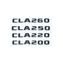 For Mercedes Benz Car Trunk Letters Logo Emblem Badge Decals Sticker For Mercedes Benz CLA Class CLA35 CLA45 CLA260 CLA200 CLA180 CLA250 CLA220 CLA45 black