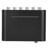5.1CH DTS Converter AC‑3 Audio Decoder Digital Optical Coax to og Audio for Home  Concert Hall