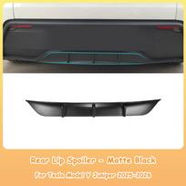 Heenvn  Rear Lip Spoiler For Tesla New Model Y Juniper 2025 2026 Bumper Diffuser Protector Body Kit Exterior Accessories black