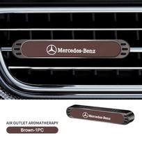 Aukščiausios kokybės automobilio kvapų difuzorius, skirtas oro ventiliacijos angai, automobilio gaiviklis, aromaterapijos difuzorius, skirtas Mercedes Benz W205 W203 GLC GLA W210 W211 W220 brown