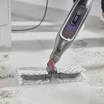 Shark S6003EU garų šluota, 1200W, garų srovės režimas, 350 ml bakelis, plaunami šluostės - Pilka/Bordo