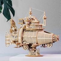 DIY 3D Wooden Puzzle Miniature Model Kits Assembled Starfield Speed Starship Jigsaw Puzzles for Friends Birthday Gifts Decor gelsvai ruda