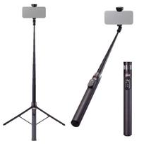 Velbon TIP-TAP Smartphone Selfie Stand Tripod 168cm Auto Leg One-Touch Remote Control juoda