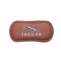 Automobilio interjero kojų kelių atramos pagalvėlės Odinė pagalvėlė Jaguar-XE XF XJ XS B99 X-TYPE F-PACE I-PACE E-PACE F-PACE S-TYPE C-TYPE C-X16 C- X75 E-TYPE ruda