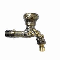 Bronze Finish Dragon Faucet Bronze Ceramic Valve Core Wall Mounted Bibcock  Mop Pool Use style 6 gray