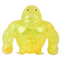 Colorful Gorilla Squishy Anti-Stress Toy, Funny Squeeze Fidget for Kids and Adults Prank Jokes One Size geltona