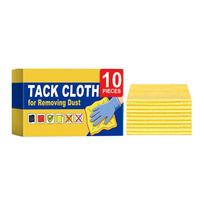 AMZ dust removal cloth, fine lint capture, soft surface, non-scratch, multi-functional, foldable and reusable cleaning cloth yellow