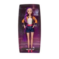 K-POP witch hunter group Rumi Mira Zoe multi-jointed vinyl doll with light and music theme song Rumi-1pcs