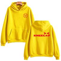 Vintažinis kelio sąnario juostos Target Hoodie Vyrams Moterims Hip Hop Rap Punk Laisvalaikio Ilgomis Rankovėmis Megztiniai Gerbėjų Prekės Aukštosios Gatvės Y2K Džemperis M geltona