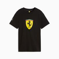 Puma Ferrari Colored Shield Kids T-Shirt Black 63703401 R 152 yellow