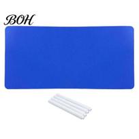 Easy Clean Writing Surface Double-Sided Blueprint Desk Mat, Multifunctional Washable Pad, Solid Color Study Room Planning Pad Sketching And Mouse Mat B