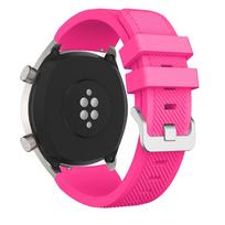 22MM Silikoninė laikrodžio apyrankė, skirta Huawei Honor Magic Watch 2 46mm Pakeičiama apyrankė, skirta Huawei Watch GT 2 46mm Išmaniojo laikrodžio dirželis 22mm width barbie rožinė spalva
