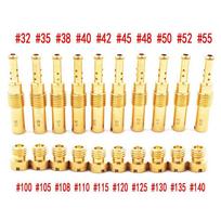 Main jet kit for GY6 CVK  150cc and 125cc GY6 Carburetors. beige