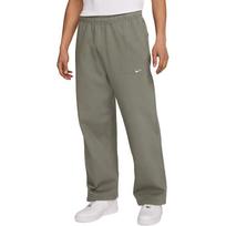 Nike Sportswear Swoosh vyriškos atvirais kraštais vilnos kelnės Olivinės FN3343-320 L gray