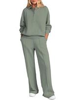 Women Long Sleeve Lounge Set In Multiple Colors XXL gray