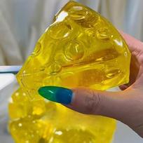 Taba Squishy Honey Cheese Stress Balls Sensory Fidget Toy Slow Rise Squeeze Toys For Kids And Adults Stress Relief Party Favors yellow