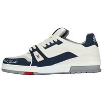 LOUIS VUITTON Trainer Low top Skateboard Shoes Men's White New York Limited 1AC01Q 43 balta